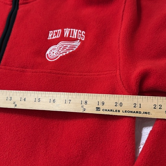 Detroit Red Wings Fleece Quarter Zip Pullover Men’s Size Medium - Picture 7 of 9